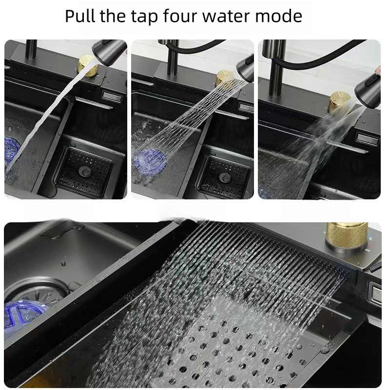 Handmade-Futuristic Sink with soap dispenser