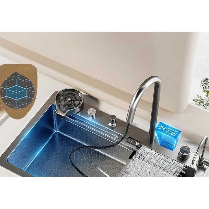 Handmade-Futuristic Sink with soap dispenser